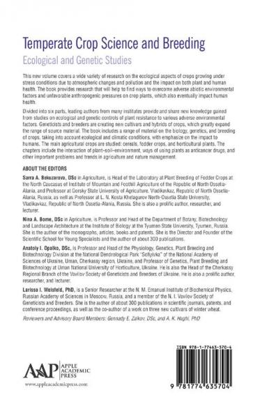 Temperate Crop Science and Breeding
