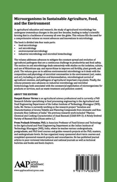 Microorganisms in Sustainable Agriculture Food and the Environment