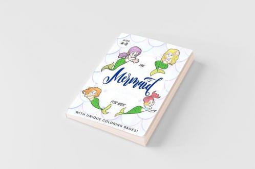 The Easy Mermaid Coloring Book for Kids
