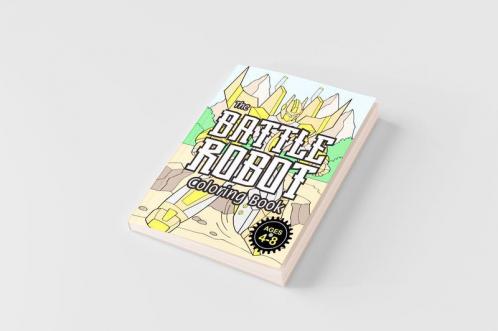 The Battle Robot Coloring Book