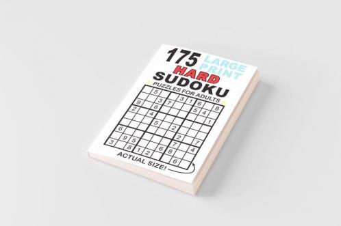 175 Large Print Hard Sudoku Puzzles for Adults