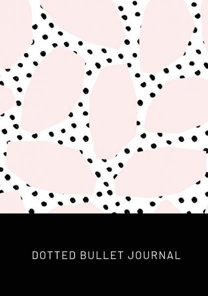 Pink Spots with Black Polka Dots - Dotted Bullet Journal