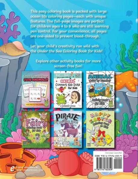 Under the Sea Coloring Book for Kids