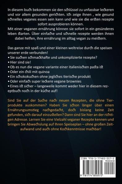 Vegan Fur Anfanger: Schnelle Und Einfache Rezepte Zum Natürlichen Abnehmen (Vegan Kochen Für Anfänger - Einfache Und Schnelle Rezepte)