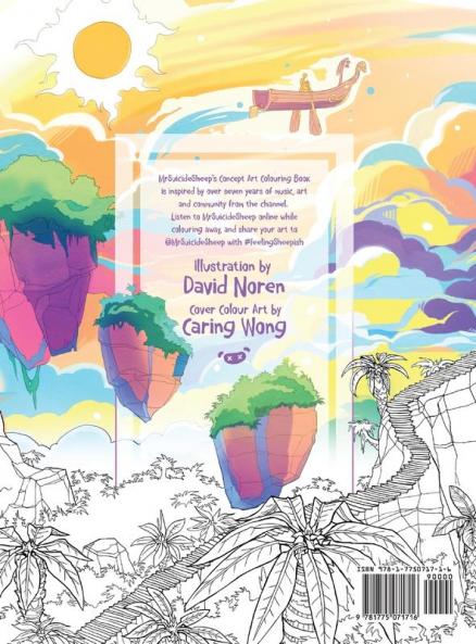 MrSuicideSheep's Concept Art Colouring Book