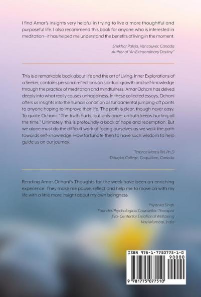 Inner Explorations of a Seeker