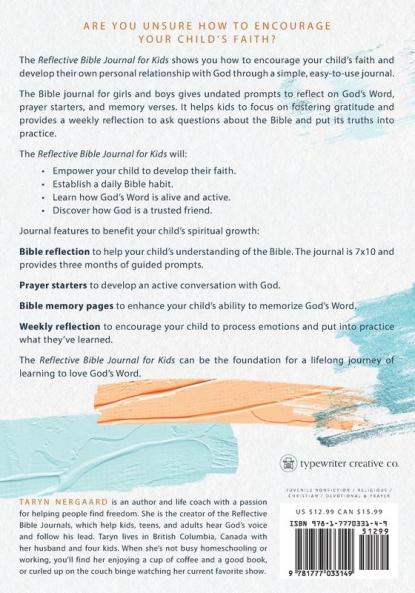 Reflective Bible Journal for Kids
