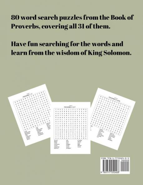 Word Search Bible Puzzle