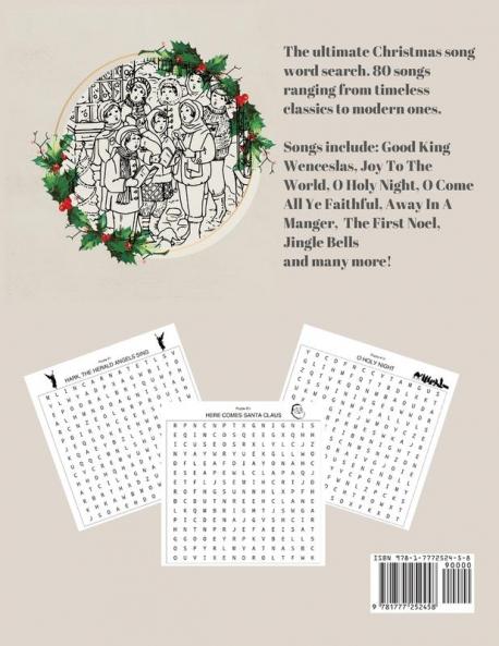 Word Search Christmas Song Edition