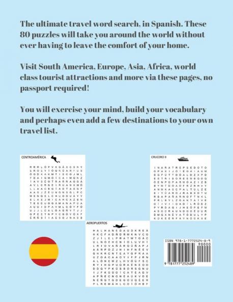 Spanish Word Search Puzzles for Adults