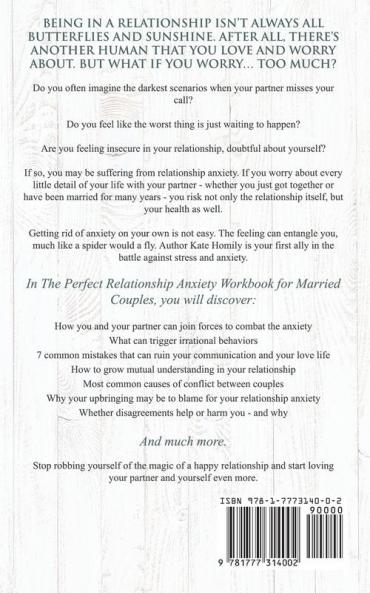 The Perfect Relationship Anxiety Workbook for Married Couples
