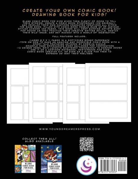 Blank Comic Book for Kids
