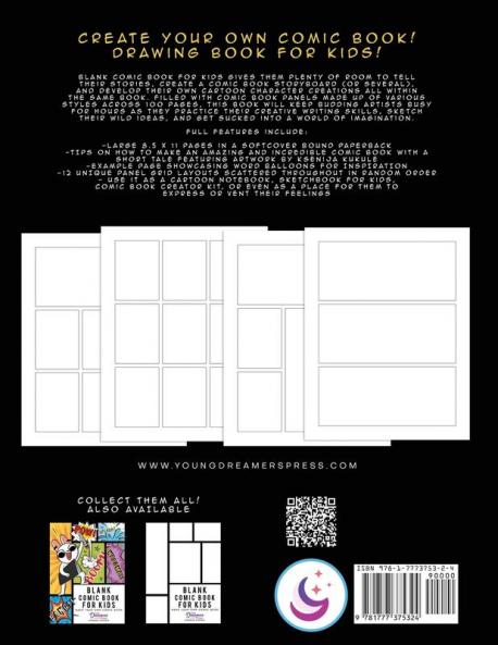 Blank Comic Book for Kids