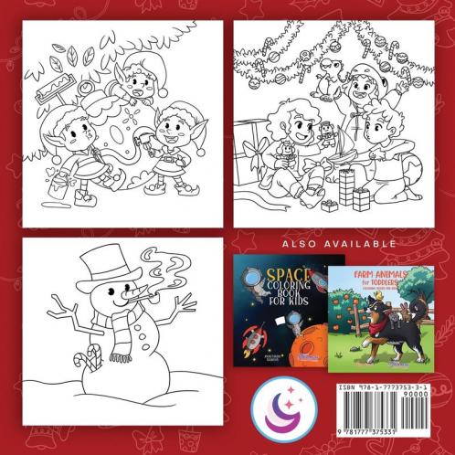 Christmas Coloring Book for Kids: Christmas Book for Children Ages 4-8 9-12 (Coloring Books for Kids)