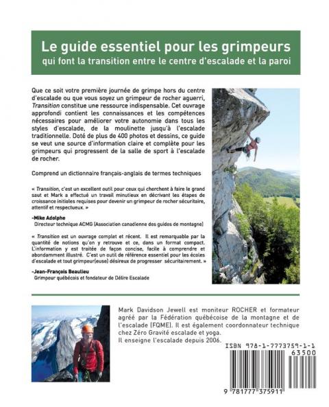 Transition: guide d'escalade de rocher