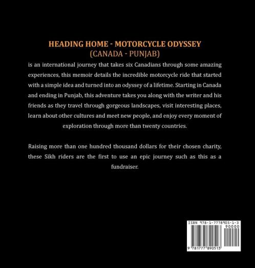 Heading Home: Motorcycle Odyssey (Canada - Punjab)
