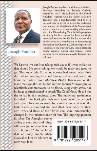 Reflections on Bishop Xaverio Johnsai MUNYONGANI