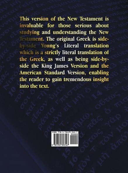 Four Parallel Versions of the Bible New Testament