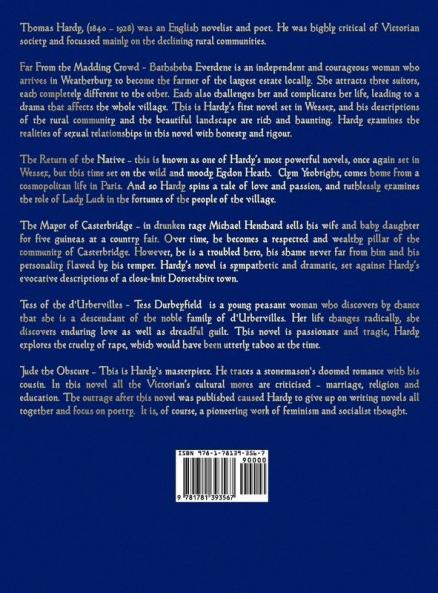 Five Novels by Thomas Hardy - Far from the Madding Crowd the Return of the Native the Mayor of Casterbridge Tess of the D'Urbervilles Jude the Obs