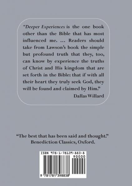 Deeper Experiences of Famous Christians. (Complete and Unabridged.)