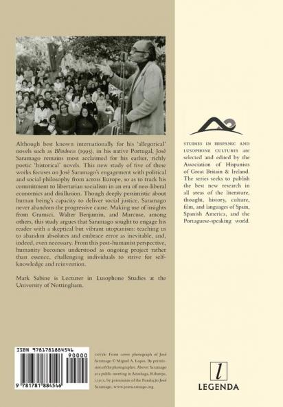 José Saramago: History Utopia and the Necessity of Error: 23 (Studies in Hispanic and Lusophone Cultures)