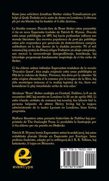Drakulo kaj La Gasto de Drakulo: Dracula and Dracula's Guest in Esperanto