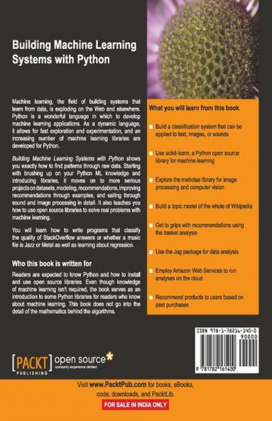 Building Machine Learning Systems with Python