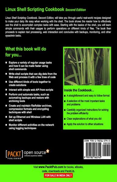 Linux Shell Scripting Cookbook Second Edition