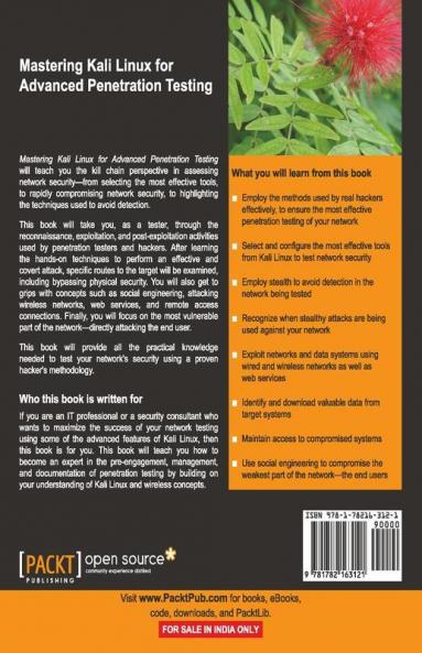 Mastering Kali Linux for Advanced Penetration Testing