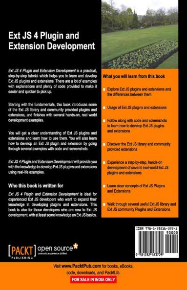 Ext Js 4 Plugin and Extension Development