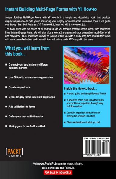 Instant Building Multi-Page Forms with Yii How-to