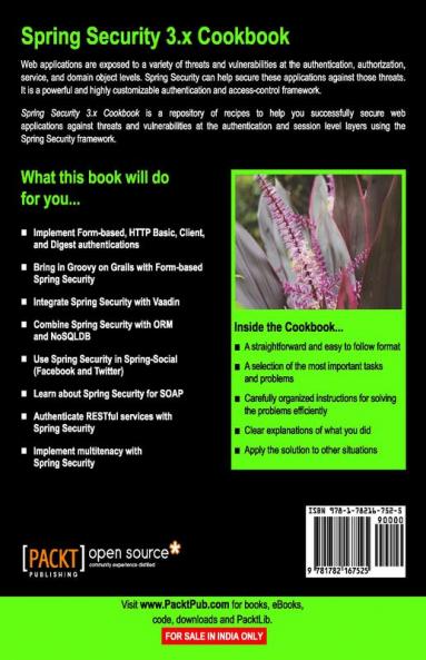 Spring Security 3.X Cookbook