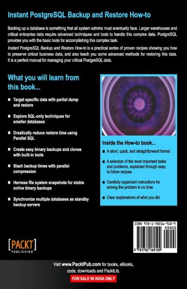 Instant PostgreSQL Backup and Restore How-to