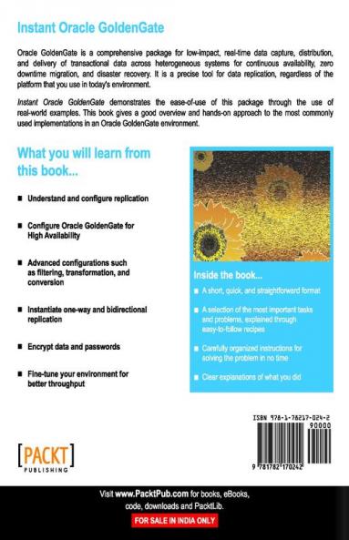 Instant Oracle GoldenGate How-to