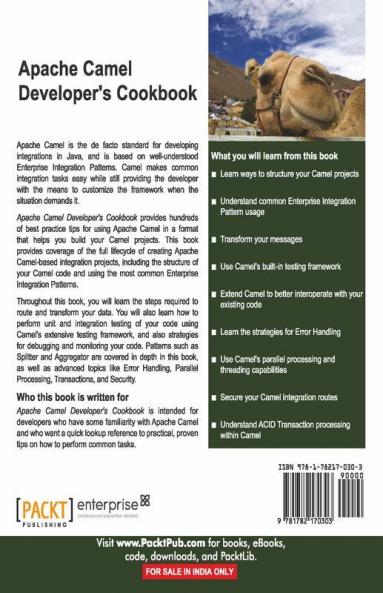 Apache Camel Developer's Cookbook