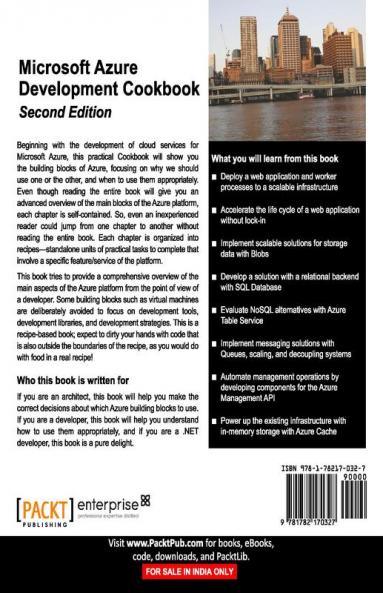 Microsoft Windows Azure Development Cookbook