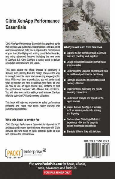 Citrix XenApp Performance Essentials