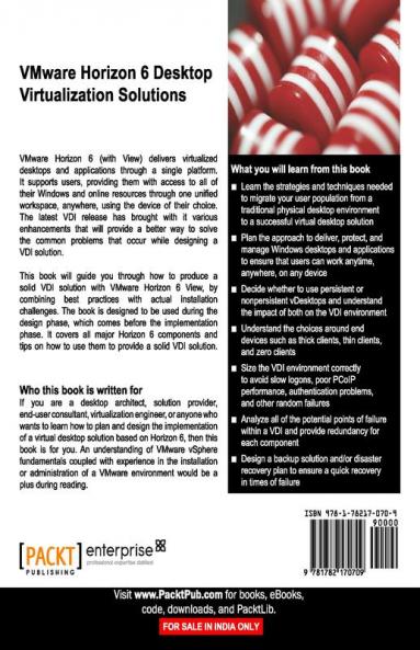Vmware Horizon 6 Desktop Virtualization Solutions Second Edition