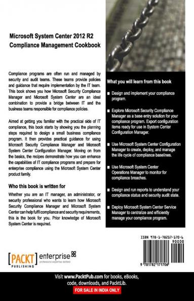 Microsoft System Center 2012 Compliance Management Cookbook