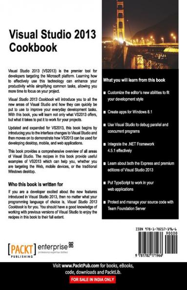 Visual Studio 2013 Cookbook