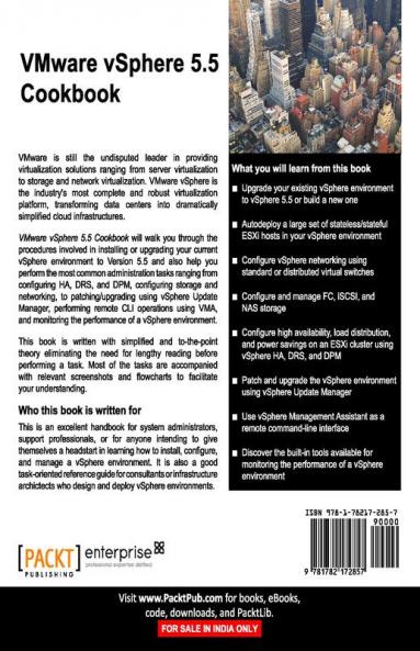 VMware vSphere 5.5 Cookbook