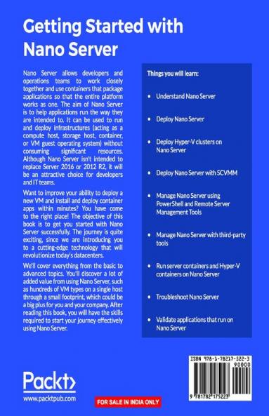 Getting Started with Nano Server