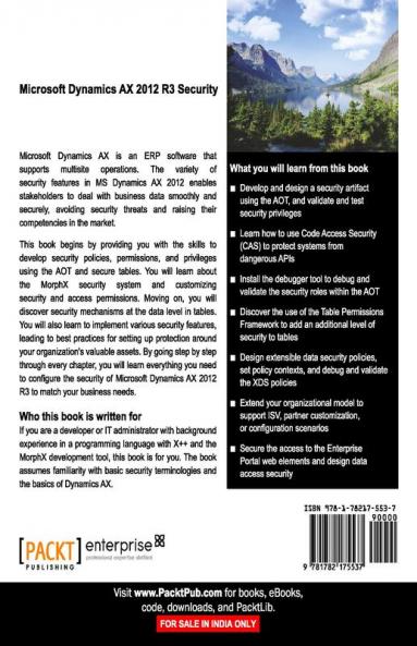 Microsoft Dynamics AX 2012 R3 Security