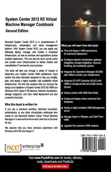 System Center 2012 R2 Virtual Machine Manager Cookbook