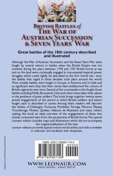 British Battles of the War of Austrian Succession & Seven Years' War