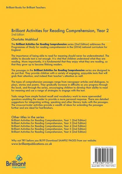 Brilliant Activities for Reading Comprehension Year 2 (2nd Edition)