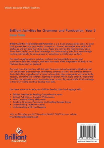 Brilliant Activities for Grammar and Punctuation Year 3