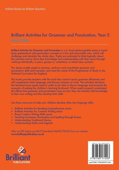 Brilliant Activities for Grammar and Punctuation Year 5