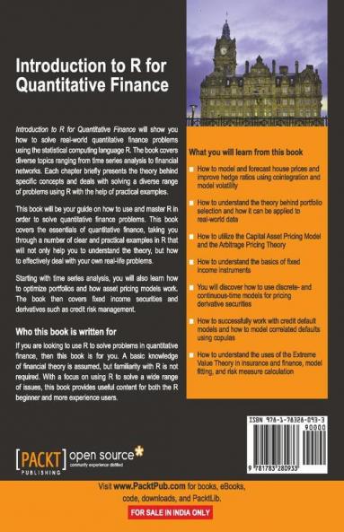 Introduction to R for Quantitative Finance