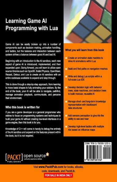 Learning Game AI Programming with Lua